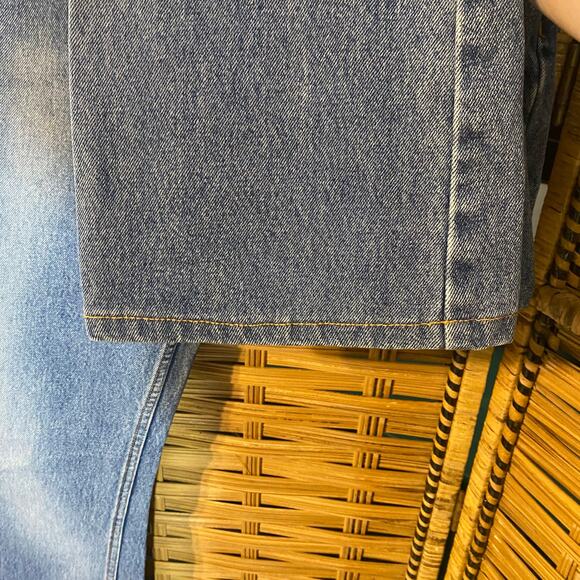 Vintage Y2K Bongo Jeans Size 13 Made in Mexico Bootcut Hemmed 100% Cotton - Picture 6 of 8